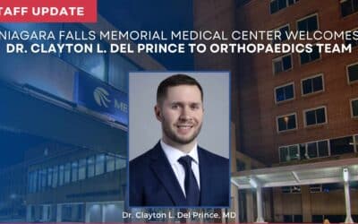 Niagara Falls Memorial Medical Center Welcomes Dr. Clayton L. Del Prince to Orthopaedics Team