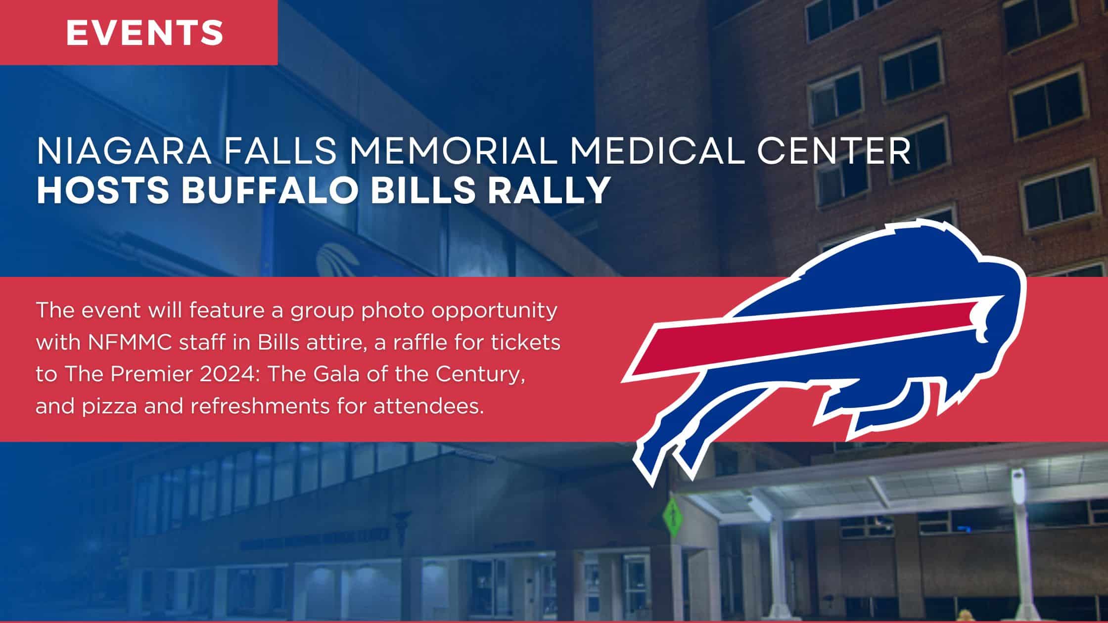 Niagara Falls Memorial Medical Center Hosts Buffalo Bills Rally