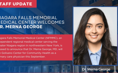 Niagara Falls Memorial Medical Center Welcomes Dr. Merna George to Golisano Center for Community Health