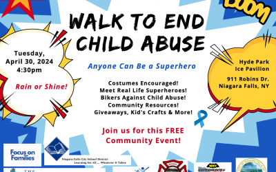 APRIL 30th: Child Advocacy Center of Niagara Co-Hosts Seventh Annual Walk to End Child Abuse